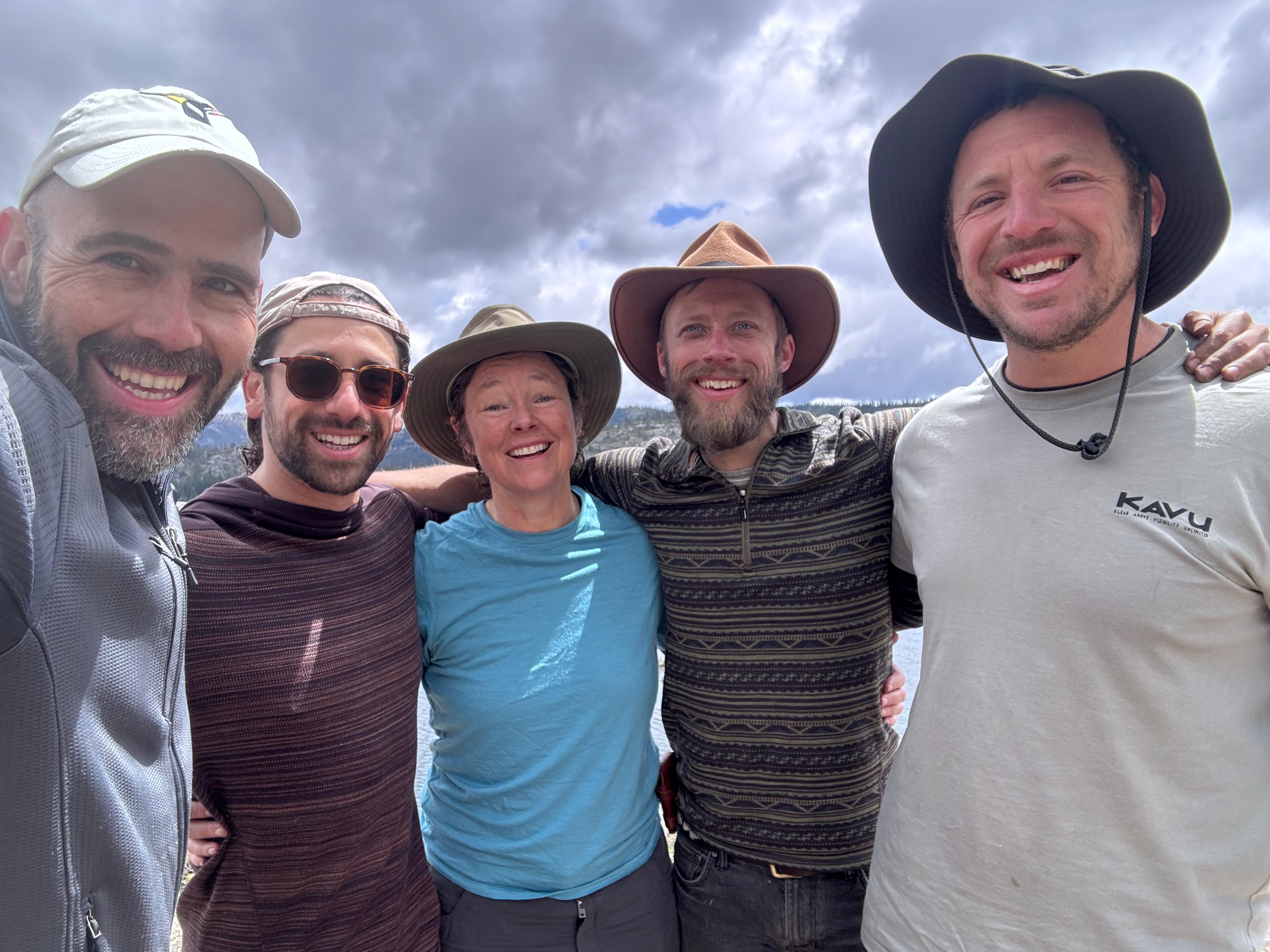 Group in the wilderness